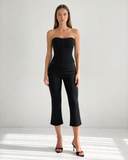 BLAIR CAPRI PANTS / BLACK