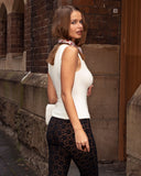 EMMA SLEEVELESS TOP / IVORY