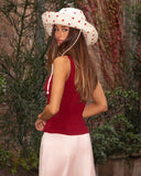 EMMA SLEEVELESS TOP / DEEP RED