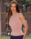 EMMA SLEEVELESS TOP / MAUVE