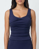 KATIA CORSET TANK TOP / NAVY