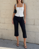 BLAIR CAPRI PANTS / BLACK