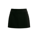 ARIA FITTED MINI SKIRT / BLACK