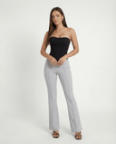 ISLA FITTED TROUSERS / GRAY