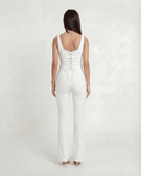 ISLA FITTED TROUSERS / WHITE