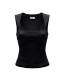 MAEVE SLEEVELESS COMFORT TOP / BLACK