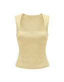 MAEVE SLEEVELESS COMFORT TOP / DEEP BUTTER