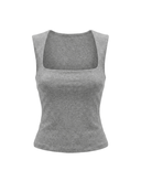 MAEVE SLEEVELESS COMFORT TOP / HEATHER