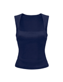 MAEVE SLEEVELESS COMFORT TOP / NAVY
