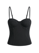 MILA CORSET TOP / BLACK