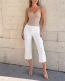 BLAIR CAPRI PANTS / WHITE
